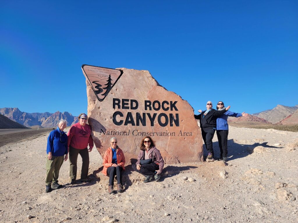 Visit the Red Rock Canyon National Conservation Area with fellow women travelers