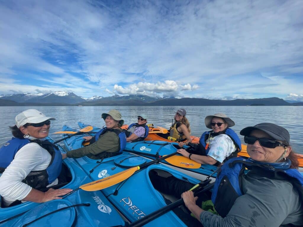 Kayak adventures for women in stunning Alaska