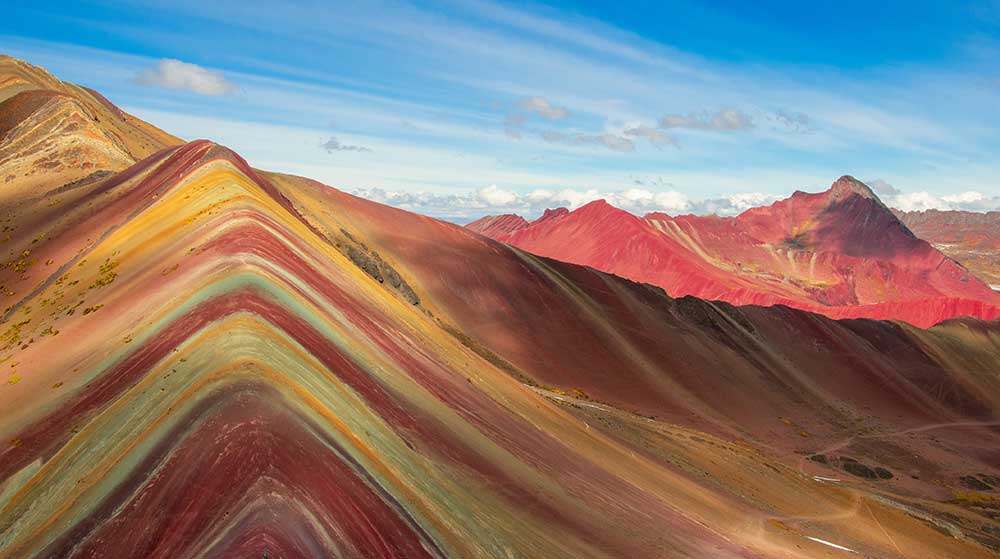 Vinicunca, or Rainbow Mountain, Peru